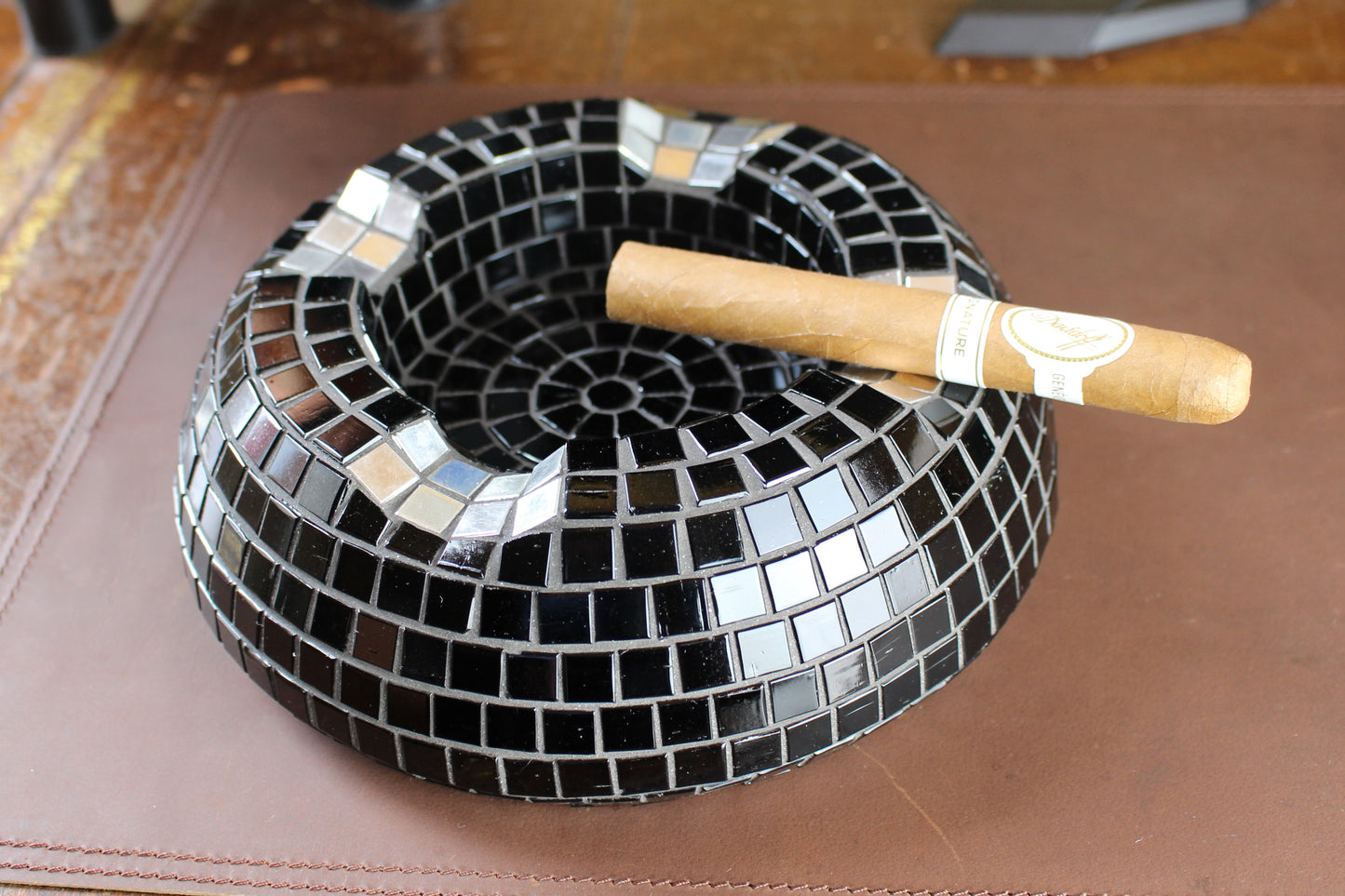 Mosaic Cigar Ashtray